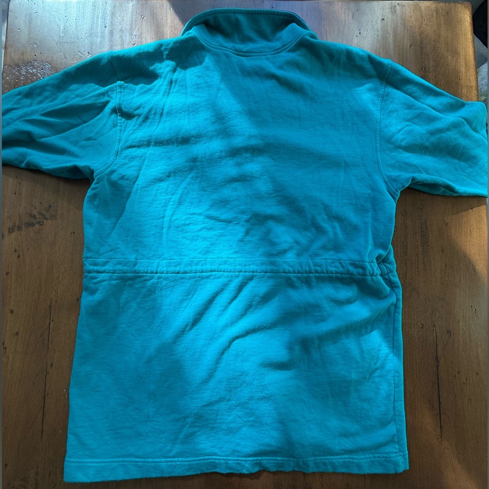 Vintage Ski Wear Teal and Purple 100% Cotton Jacket - Picture 2 of 6